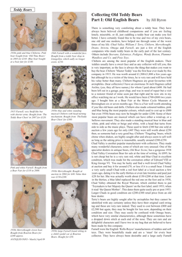 Collecting Old Teddy Bears Part I: Old English Bears by Jill Byron
