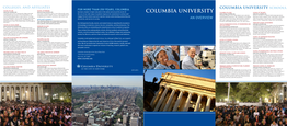 Columbia University Schools, College Colleges, and Affiliates