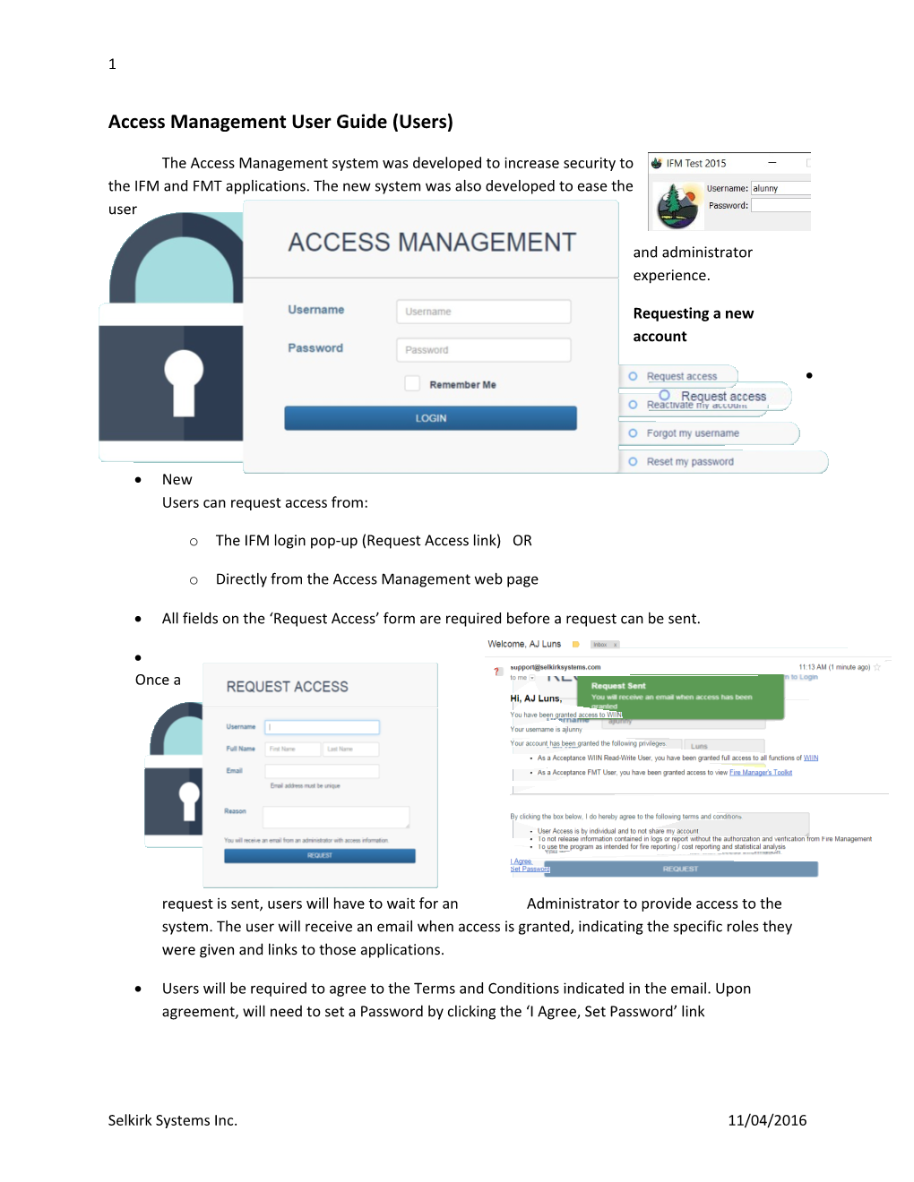 Access Management User Guide (Users)