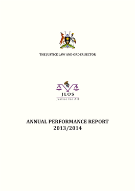 Annual Performance Report 2013/2014