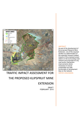 Traffic Impact Assessment for the Proposed