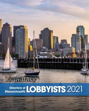 Lobbyists 2021 617.646.1000 - Boston - Washington Dc Greg M
