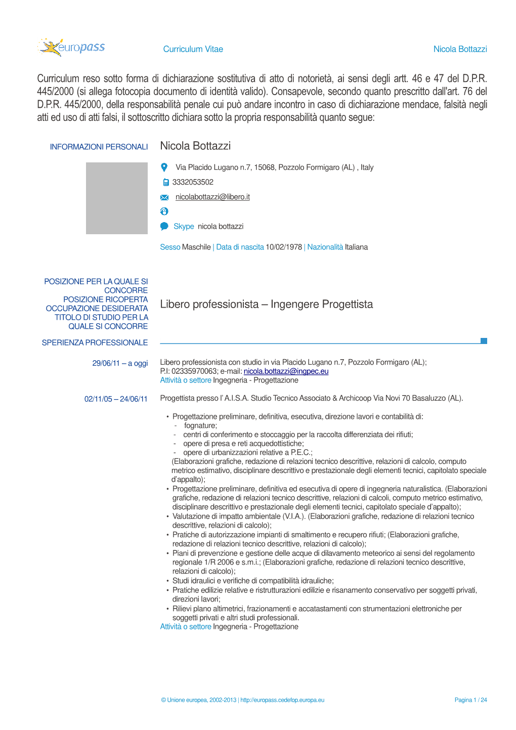 CV BOTTAZZI Nicola.Pdf