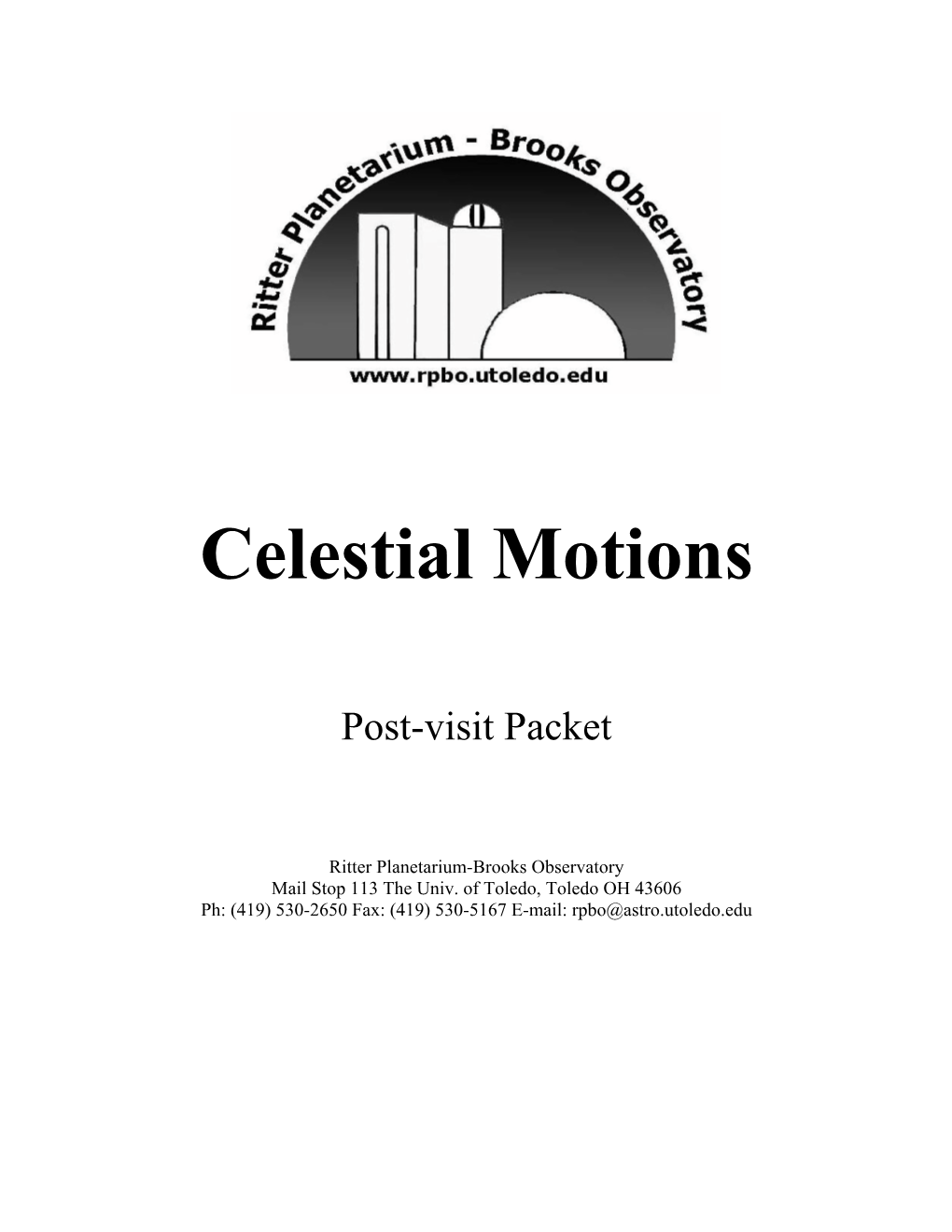 Celestial Motions