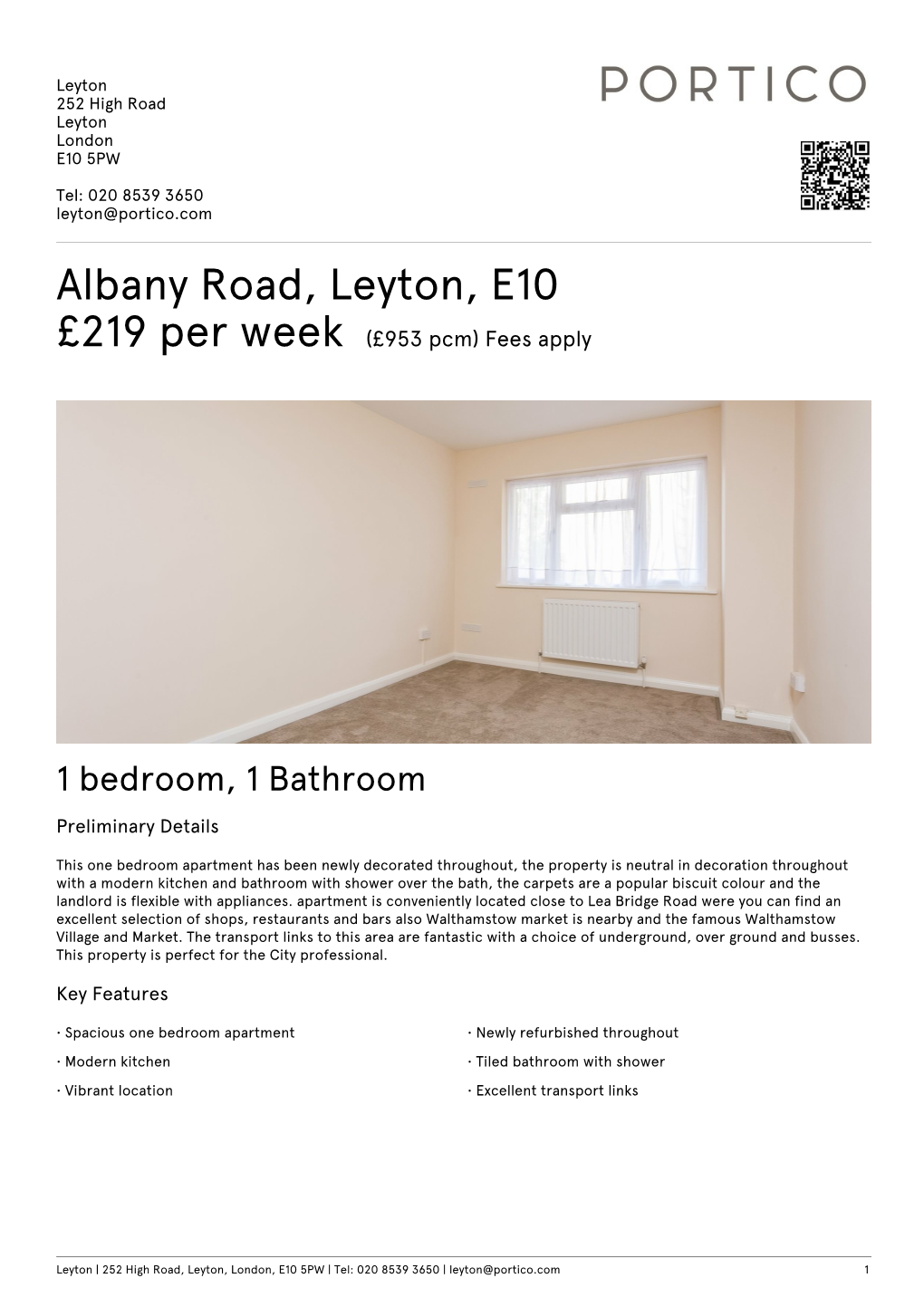 Albany Road, Leyton, E10