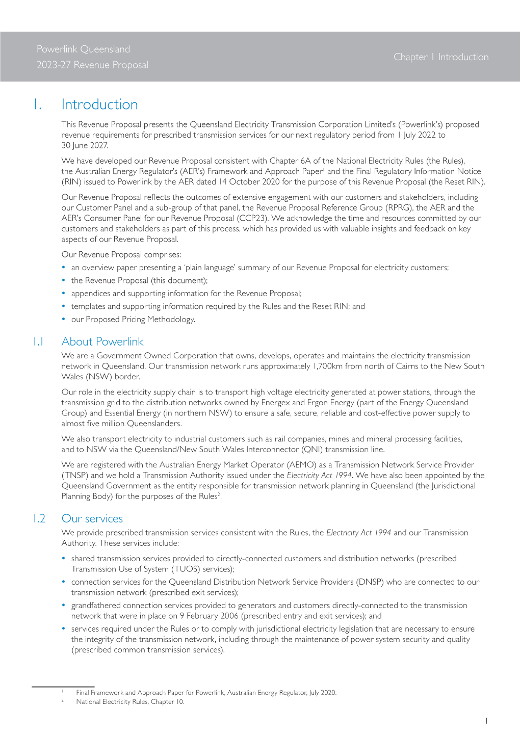 2023-27 Powerlink Queensland Revenue Proposal