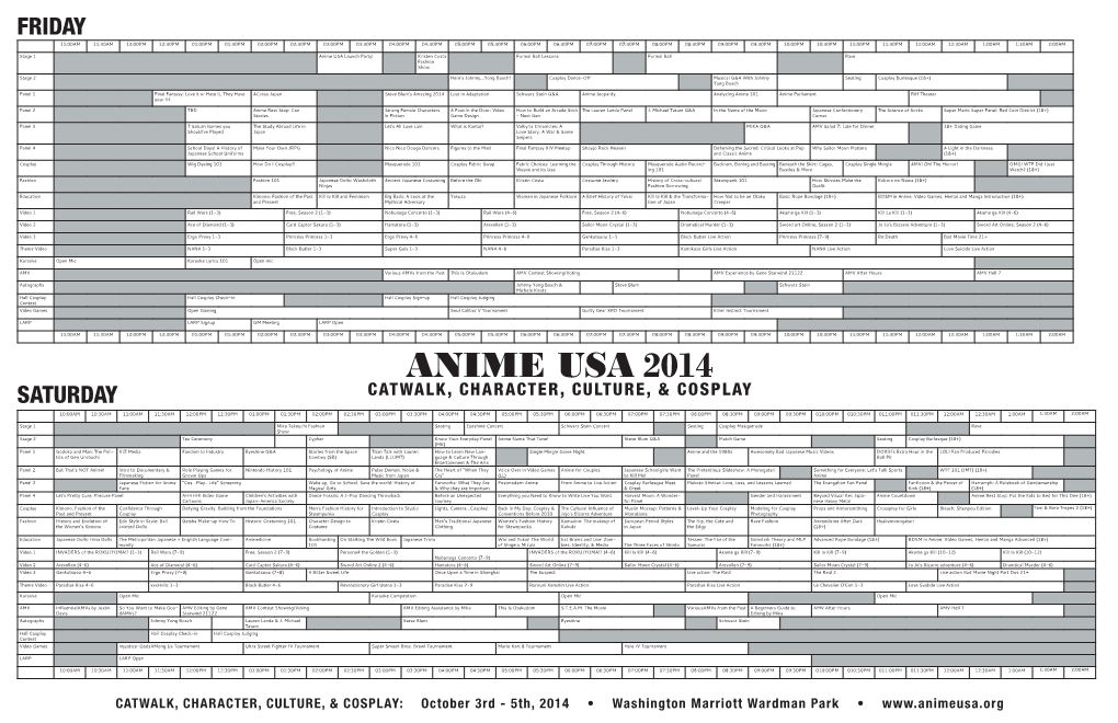 Anime Usa 2014