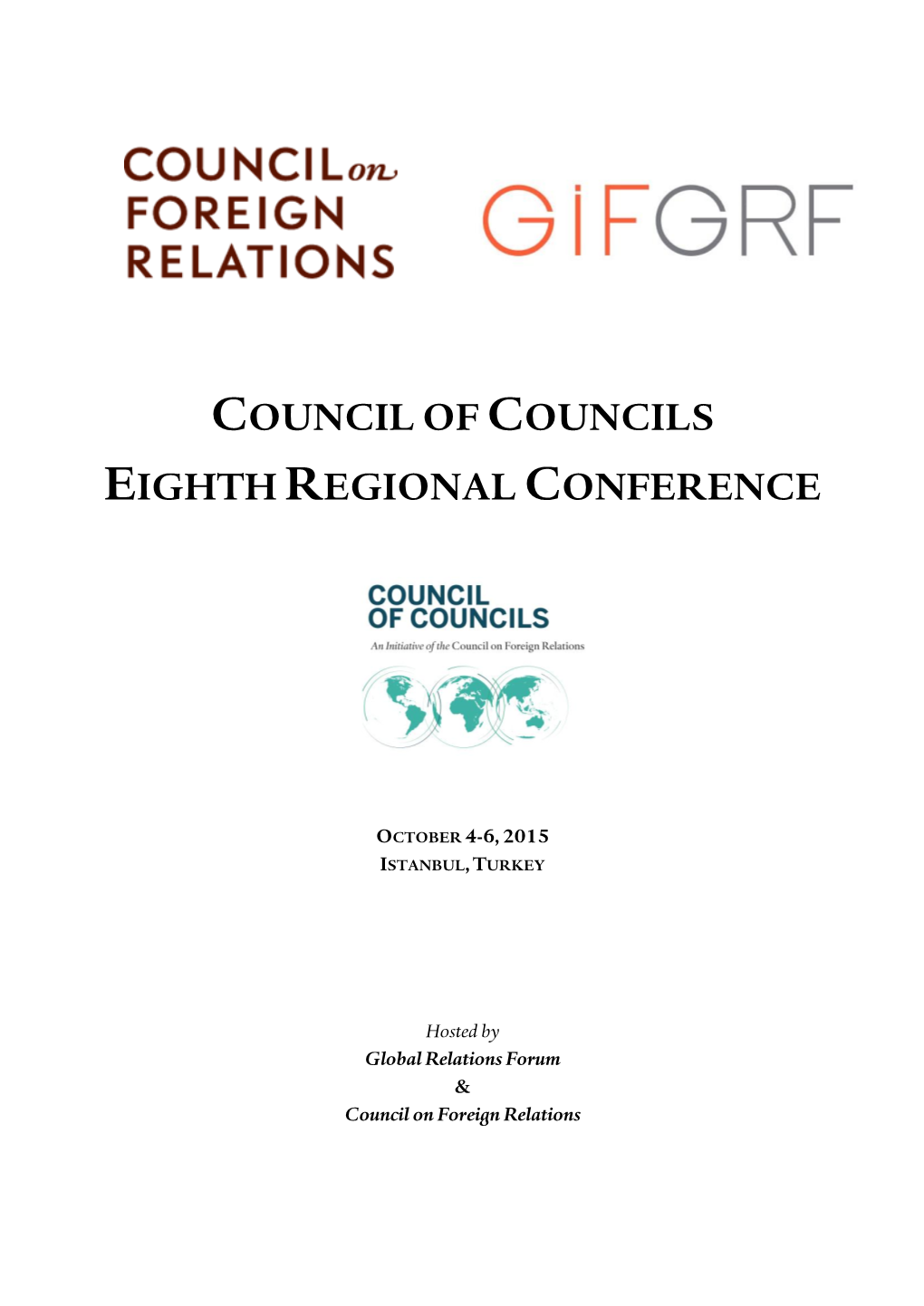 Council of Councils Eighth Regional Conference