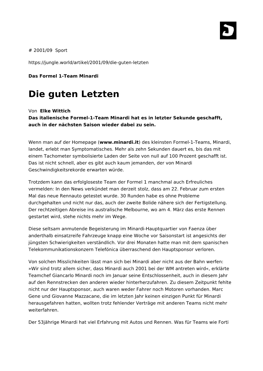 Die Guten Letzten