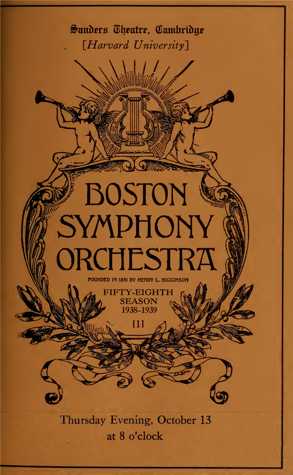 Boston Symphony Orchestra Concert Programs, Season 58,1938-1939, Trip