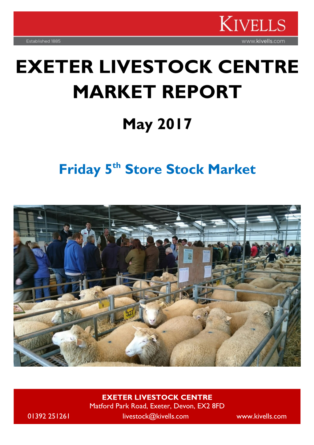 Exeter Livestock Centre Market Report