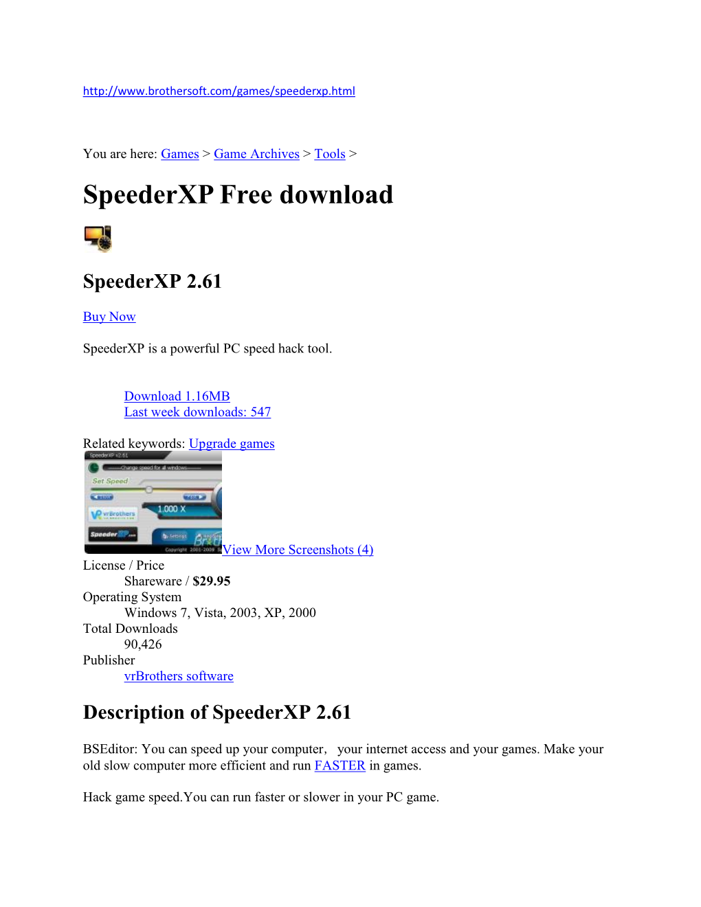 Speederxp Free Download