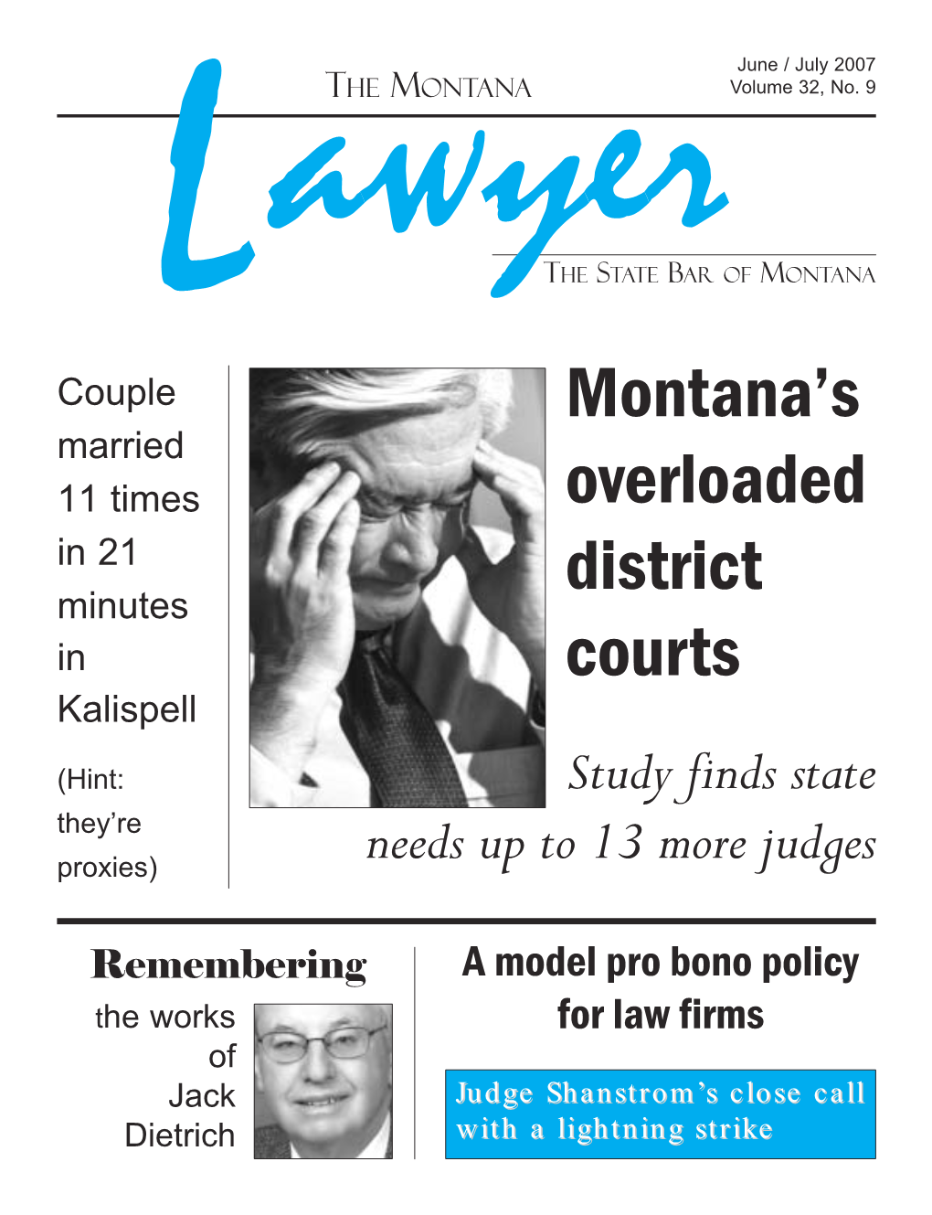2007 June/July Montana Lawyer