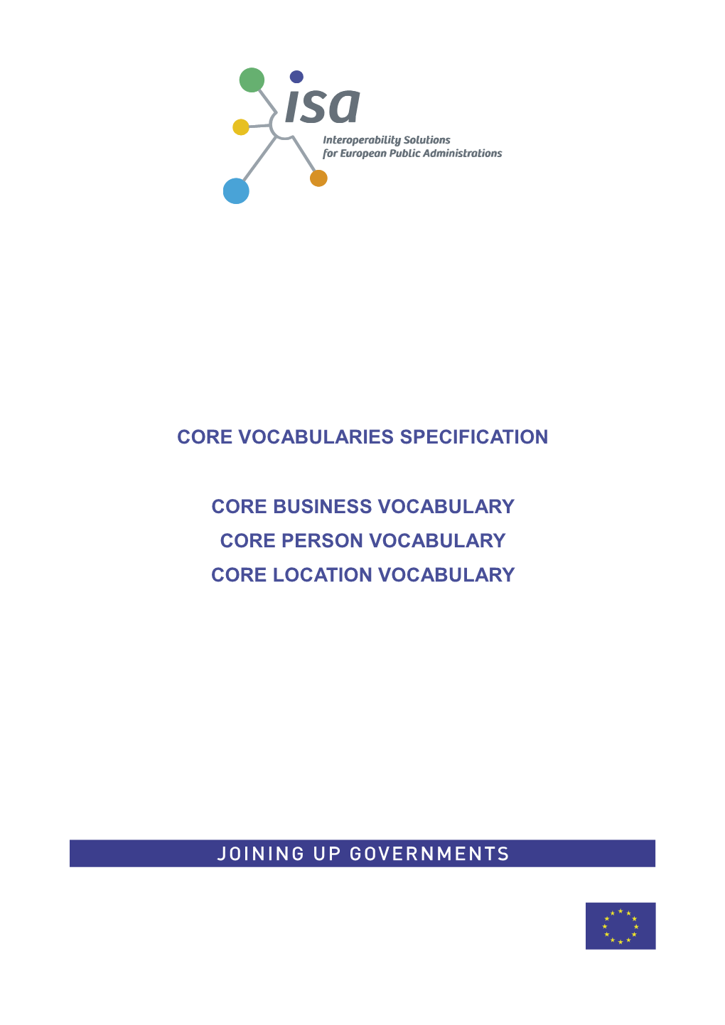 The Core Vocabulary Specification