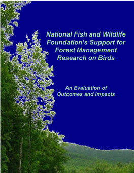 NFWF Final Report