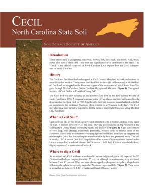 Cecil North Carolina State Soil
