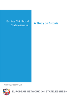 Estonia Statelessness