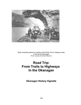 Road Trip: from Trails to Highways in the Okanagan