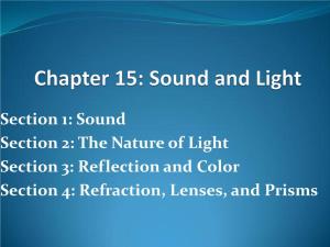 Chapter 15: Sound and Light