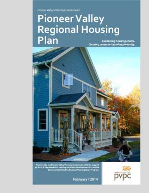 Pioneer Valley Regional Housing Plan