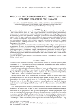 The Campi Flegrei Deep Drilling Project (Cfddp): Caldera Structure and Hazard