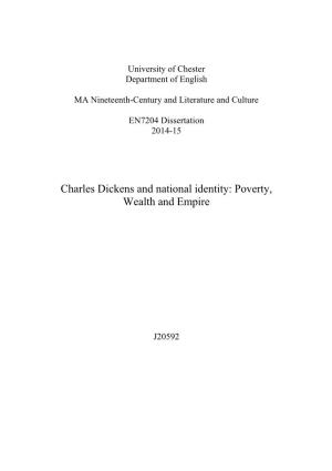 Charles Dickens and National Identity: Poverty, Wealth and Empire