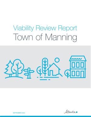 Town of Manning Viability Report