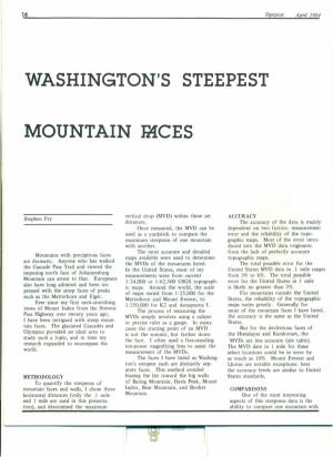 Washington's Steepest Mountain Jz4:Ces
