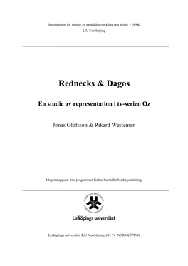 Rednecks & Dagos