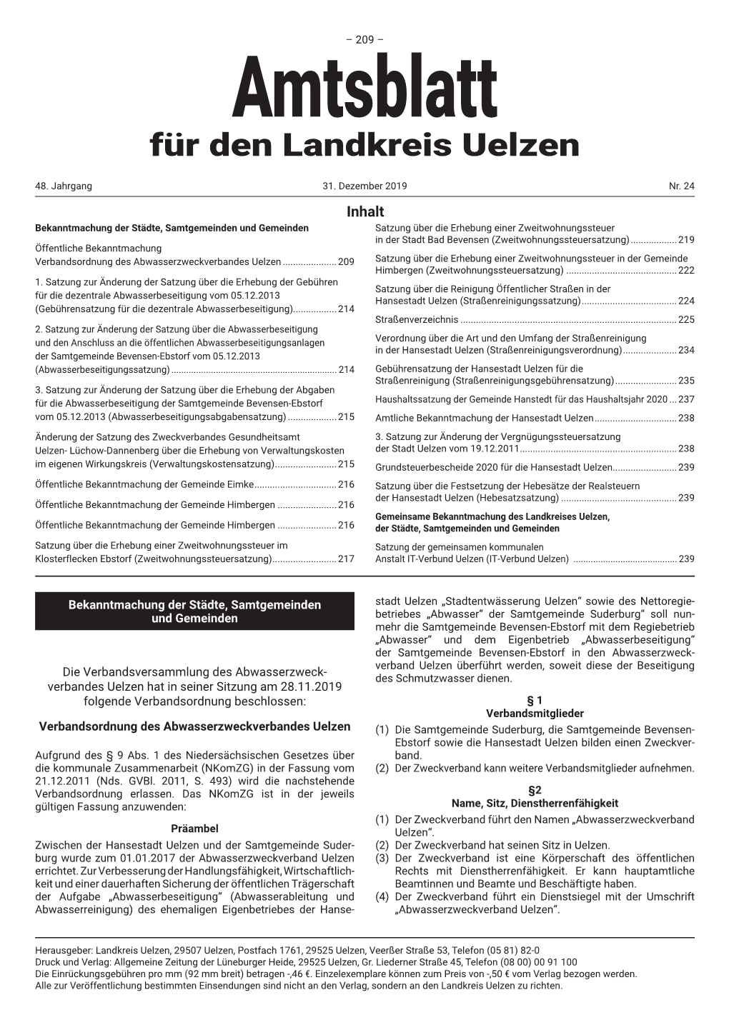 Amtsblatt Nr. 24-2019.Indd
