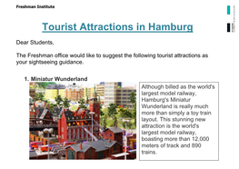 Tourist Attractions in Hamburg