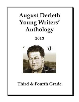 August Derleth Young Writers' Anthology