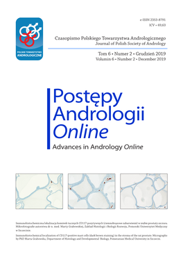 Postępy Andrologii Online Advances in Andrology Online