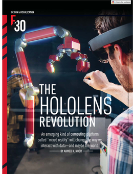 Mechanical Engineering Magazine Feature: Into an All-Pervasive Digital Reality That Is Based on Extraor