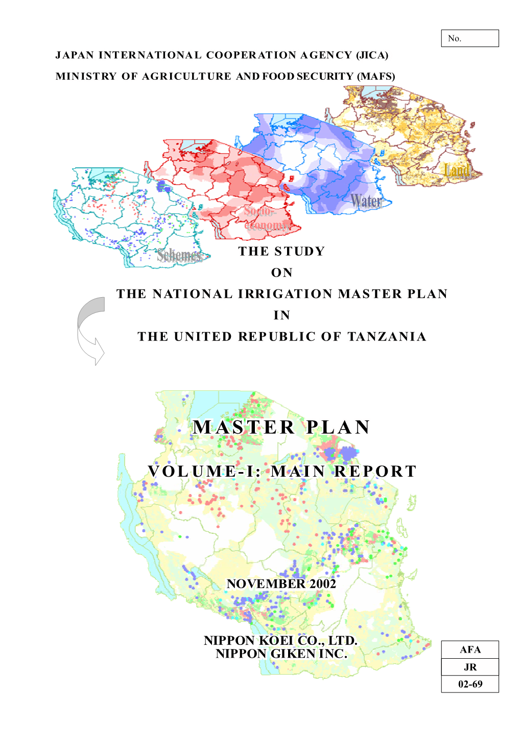 Master Plan in the United Republic of Tanzania