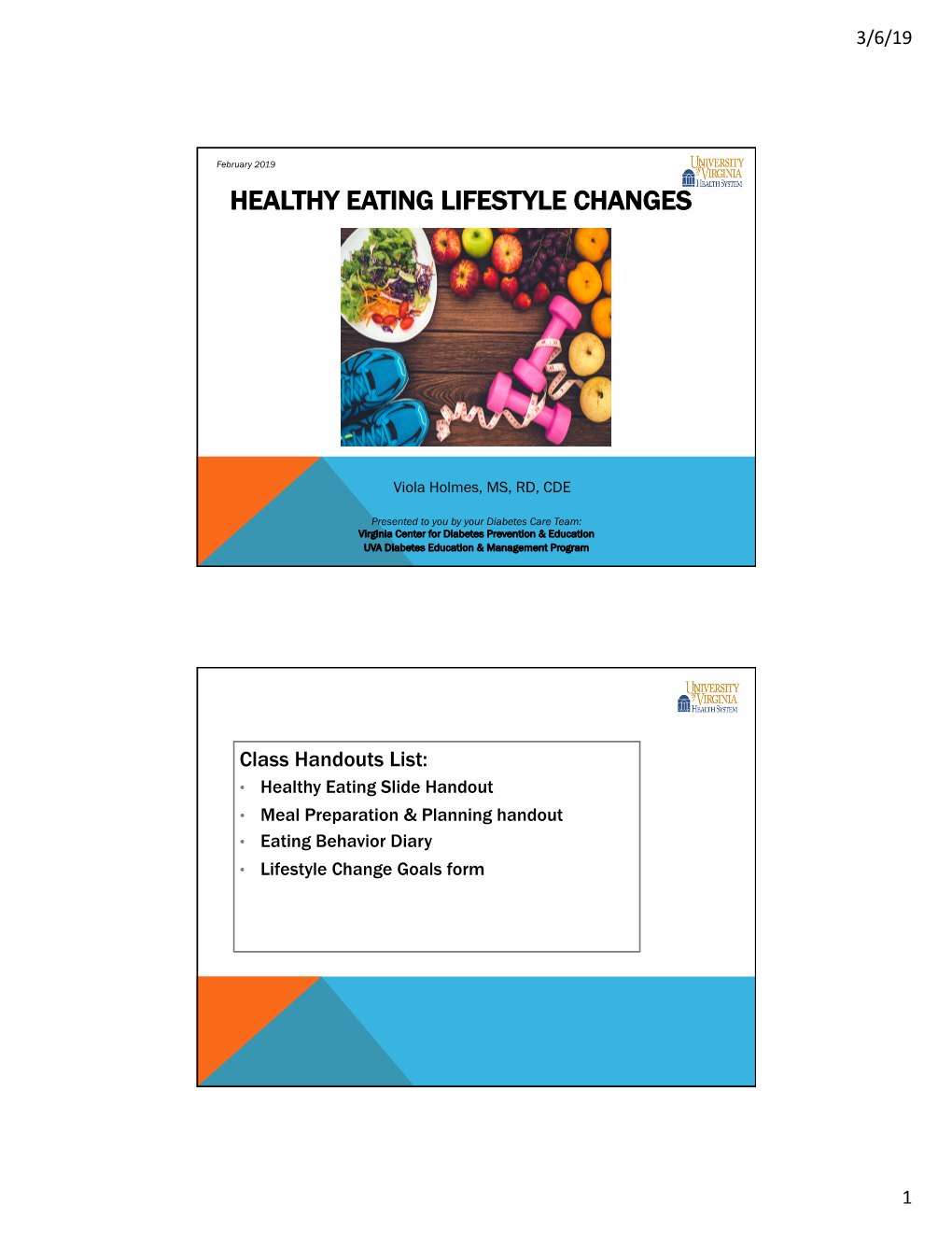 Healthy Eating Lifestyle Changes