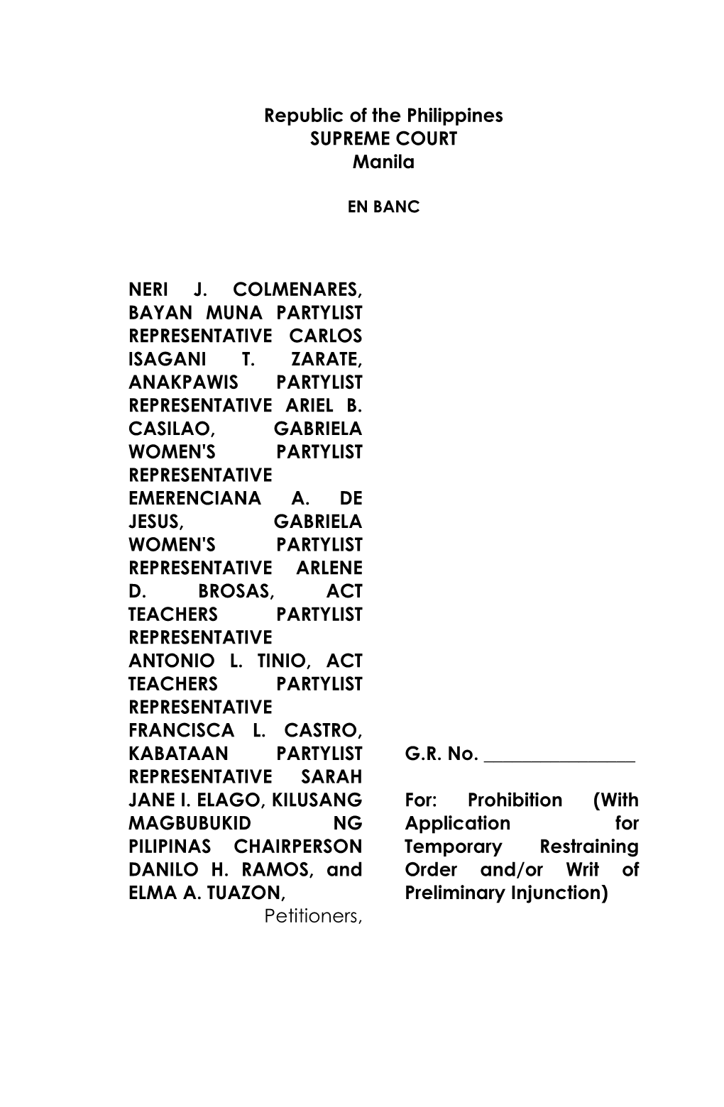 Republic of the Philippines SUPREME COURT Manila NERI J