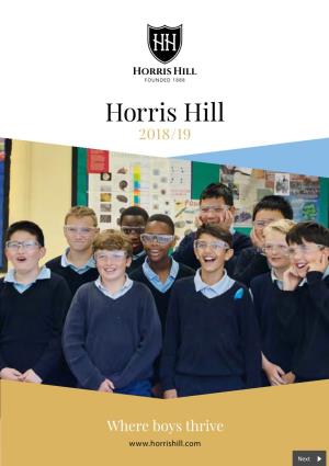 Horris Hill 2018/19