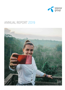 Annual Report 2019 2 Telenor Annual Report 2019 Letter from the Ceo