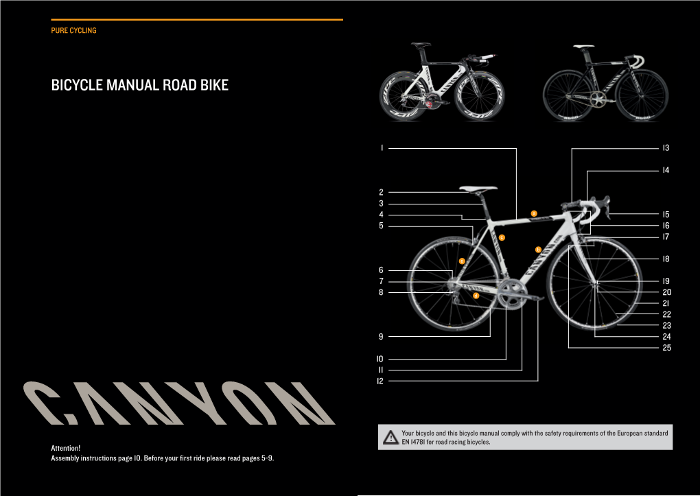 Bicycle Manual Road Bike