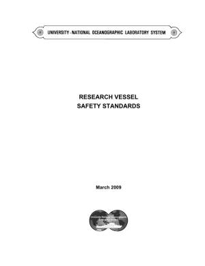 Research Vessel Safety Standards
