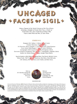 Uncaged: Faces of Sigil