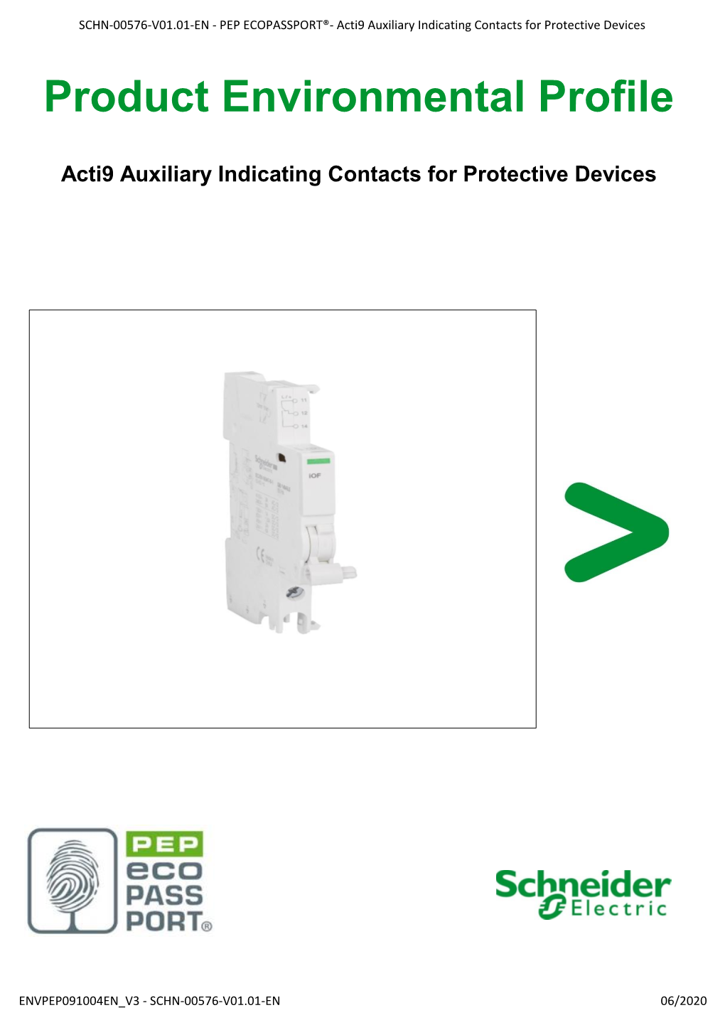 Product Environmental Profile