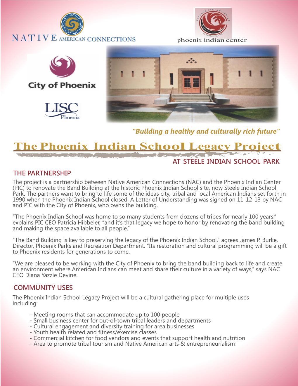 The Phoenix Indian School Legacy Project