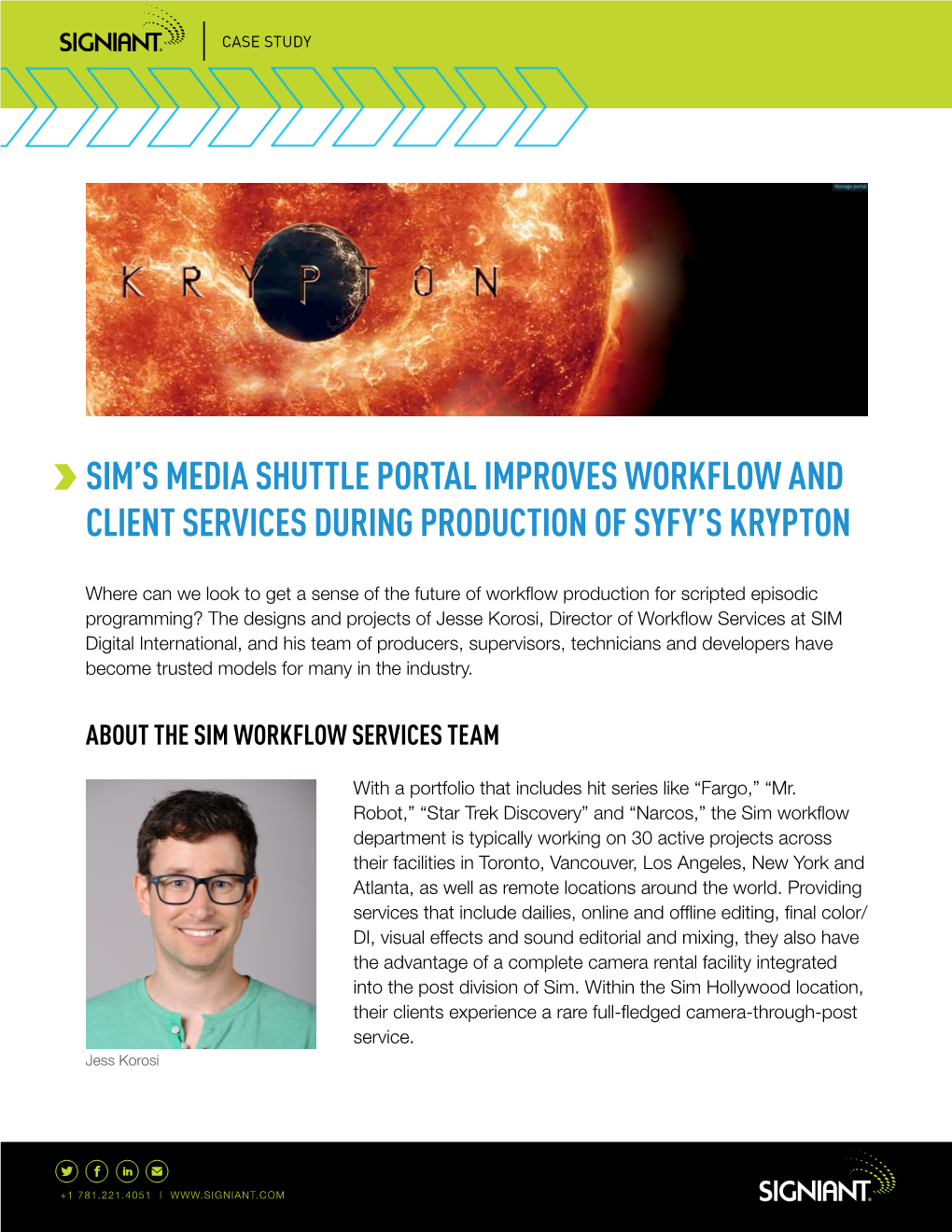 Sim's Media Shuttle Portal Improves Workflow And