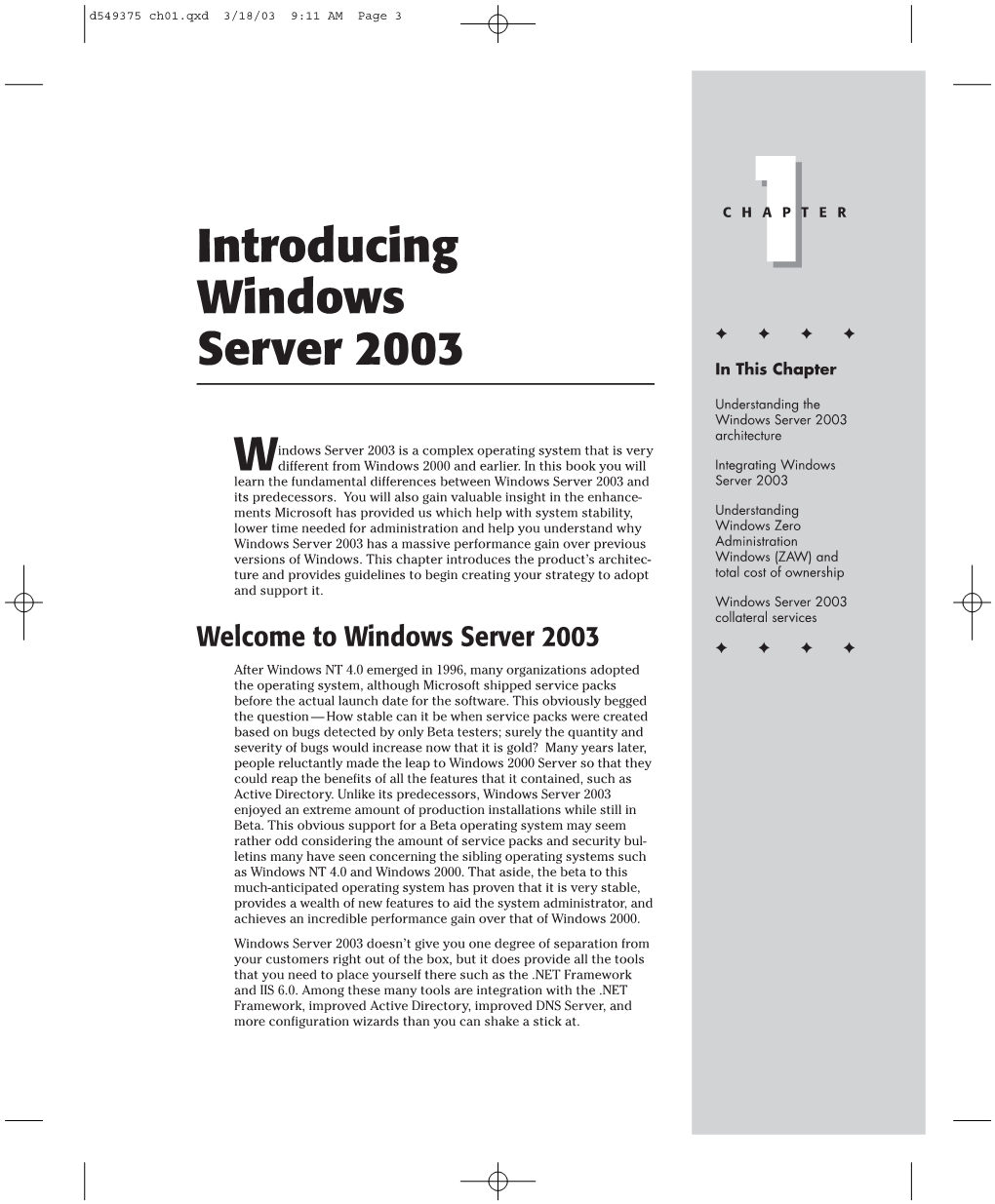 Introducing Windows Server 2003 5