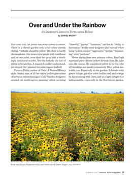 Over and Under the Rainbow: a Gardener