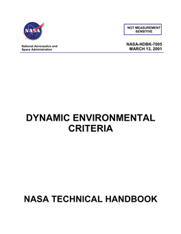 NASA-HDBK-7005 Space Administration MARCH 13, 2001