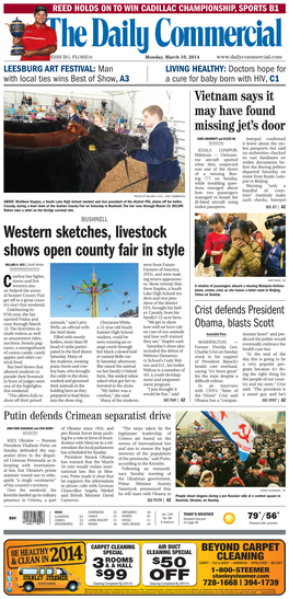 Western Sketches, Livestock Shows Open County Fair in Style MILLARD K