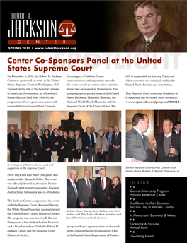 Center Co-Sponsors Panel at the United States Supreme Court